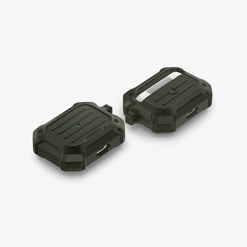 ASD00537 - Apple AirPods Pro Case Tough Armor in black showing the front